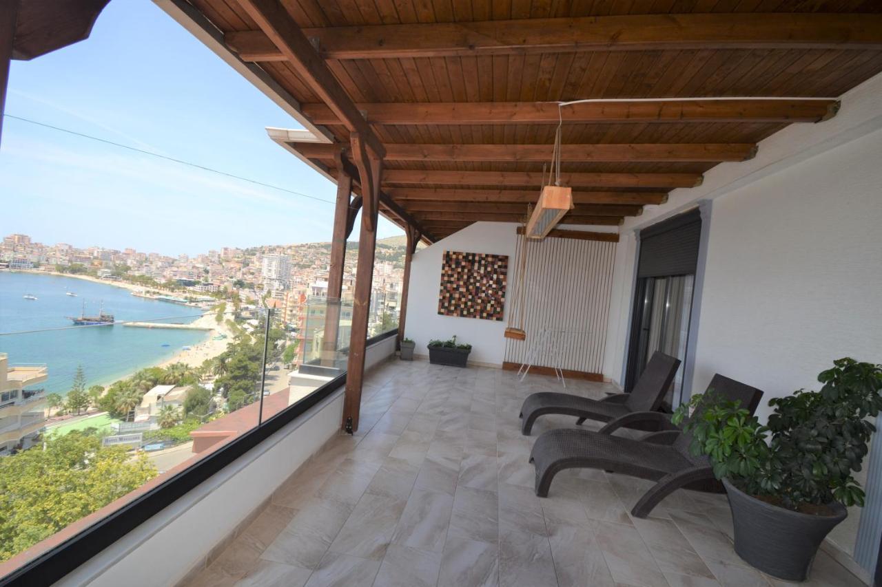 Luxury Penthouse B&E Apartment Sarande Exterior photo
