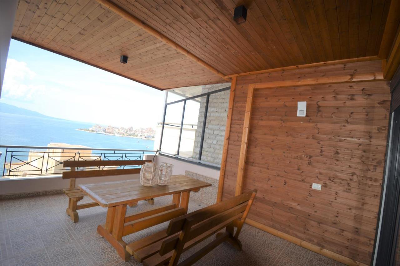 Luxury Penthouse B&E Apartment Sarande Exterior photo